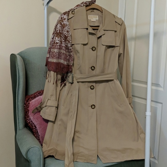 michael michael kors trench coat